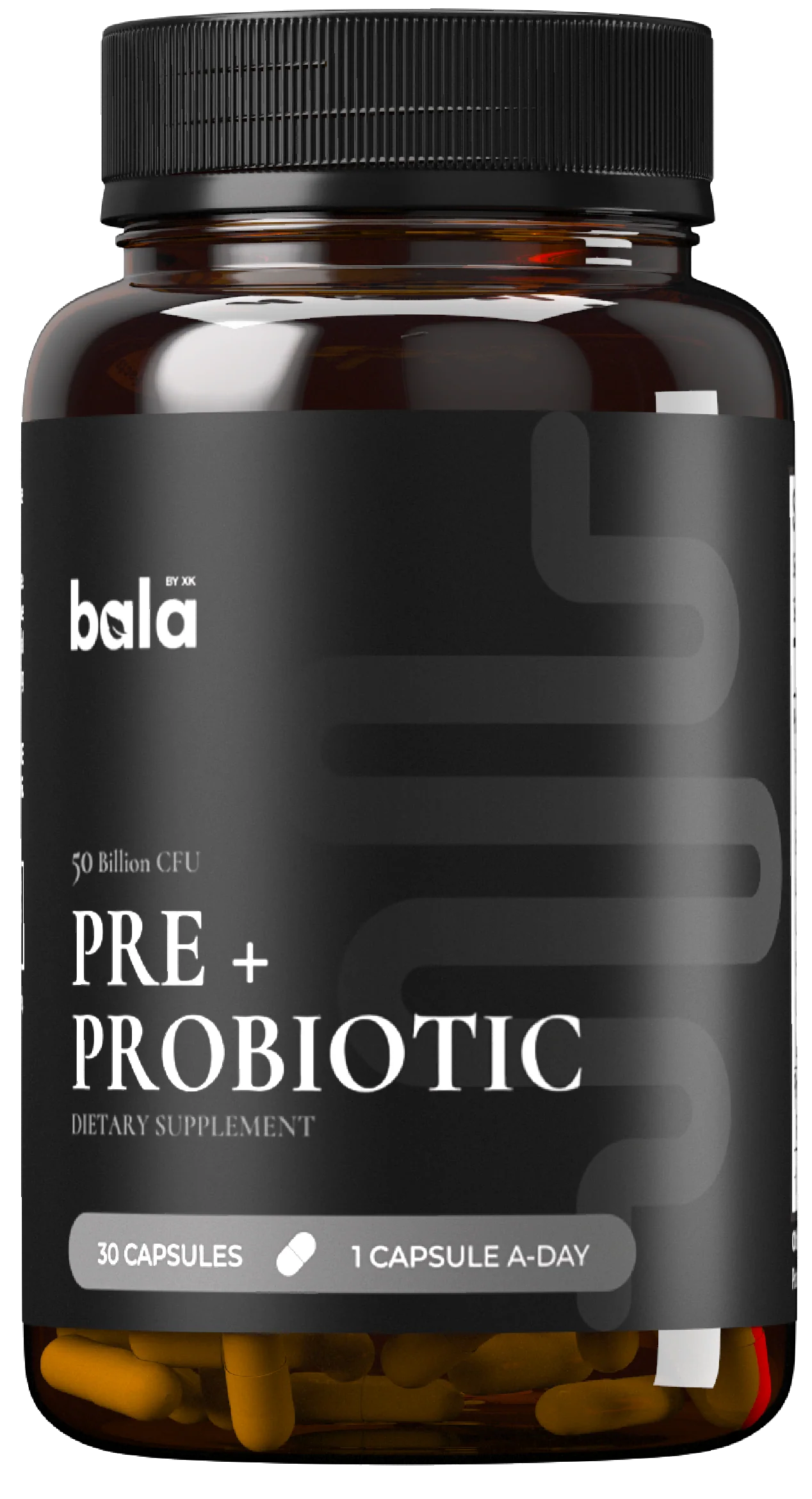 Bala Health Pre + Probiotic New Bottle Front View - 50 Billion CFU